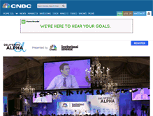 Tablet Screenshot of deliveringalpha.com